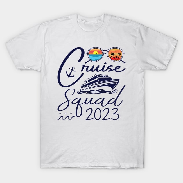 Cruise Squad Birthday Party Tee Cruise Squad 2023 T-Shirt by Sowrav